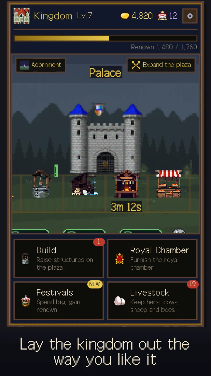 Lay the kingdom out the way you like it